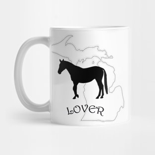 Michigan Horse Lover Gift Mug